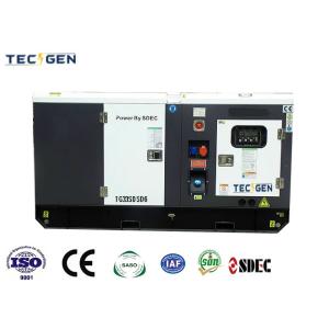 Diesel 30kVA Generating Set SDEC Generators With Low Noise Canopy For Data