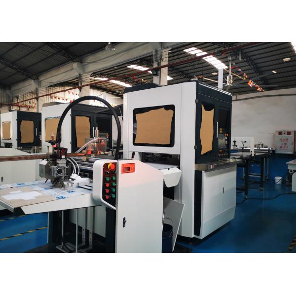 Automatic Box Making Machine For Samsung Mobile Phone Boxes Factory With Gluing