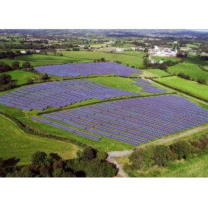 Flat 1 Axis Tracking Solar Panel Bracket / PV Mounting Structure