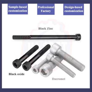 DIN912 A2 SS304 SS316 Hexagon Socket Head Cap Screws M6 M8 M10 M12 Passivated
