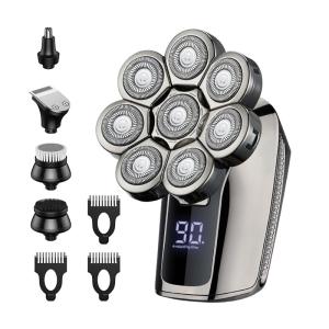 PRO Head Shavers For Men 9D 6 In 1 Cordless Rechargeable LED Display Head Razors