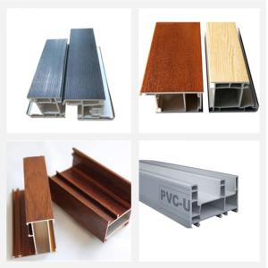 UPVC Wpc PVC Profile Extrusion Line Making Machine For Window And Door