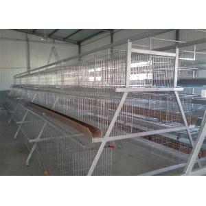 3 Tier 4 Doors A Frame Layer Cages / Q235 Chicken Battery Cage