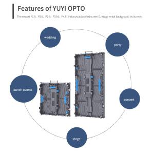 Outdoor Stage Rental P3.91 P4.81 P2.9 P2.6 Waterproof LED Video Wall with 500