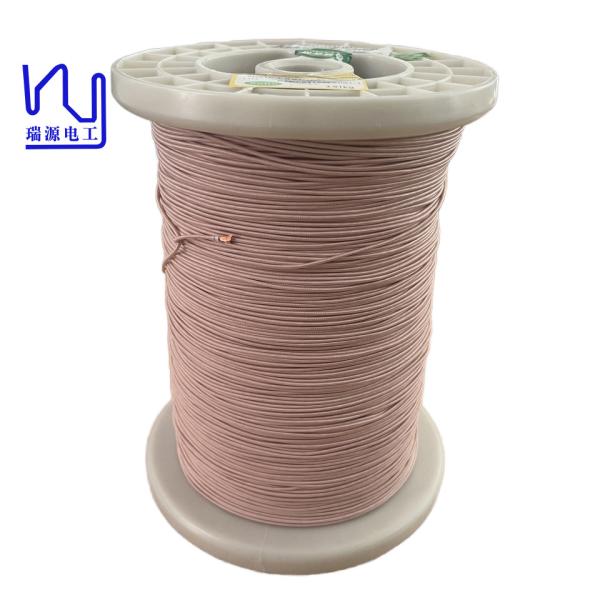 2USTC-F 1080X0.03mm High Frequency Silk Covered Litz Wire For Transformer