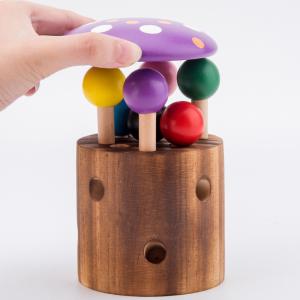 Wooden Catch The Worm Game For Children'S Hand Eye Coordination Training