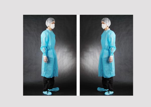 Customized Size Disposable Surgical Gown SMS Dustproof No Stimulus To Skin