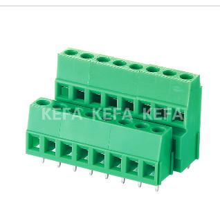 128B-5.0 5.08 Double Cell Layer PCB Screw Terminal Block For Wire Connecting pcb