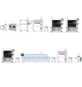 China High Precision Inline High Speed Fully Automatic SMT Production Line For PCB / FPC on sale