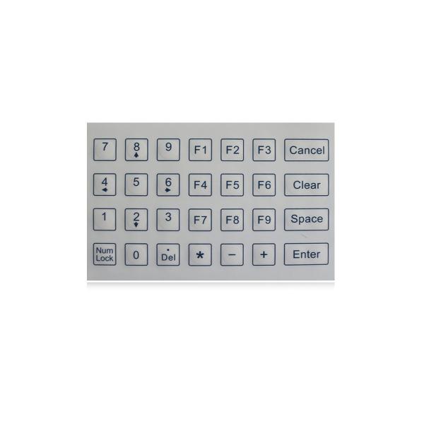 Customized Mini Membrane Medical Keyboard With Antibacterial And Scratchproof