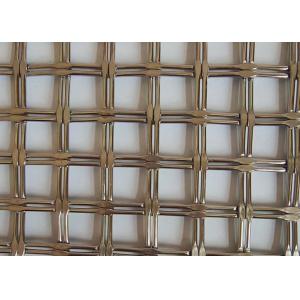 Width 0.914m 1.22m Architectural Wire Mesh Stainless Steel Fireproof
