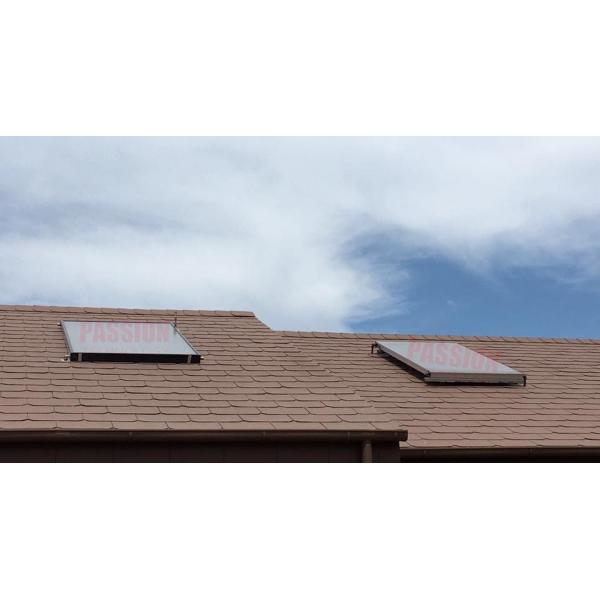 Portable Solar Water Heater Freeze Resistant Flat Panel Solar Collector