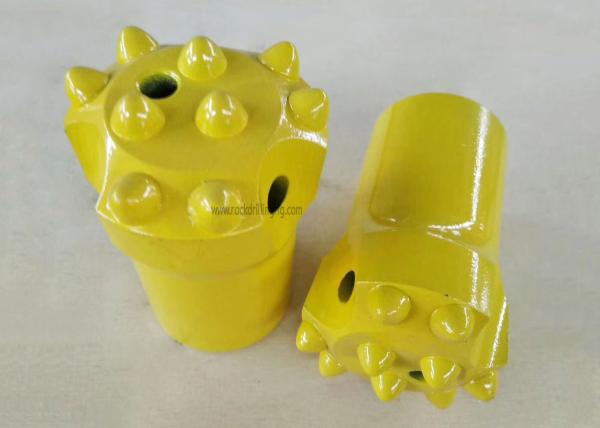 Precision Thread Button Bits Rock Drill Bits Forging Processing For Mining