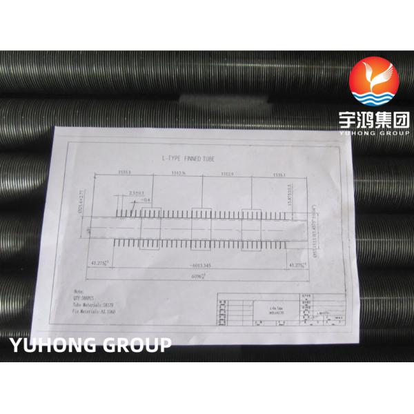 ASTM A179/ASME SA179+ AL1060 Spiral Extruded L Type Finned Tube For Heat Exchanger