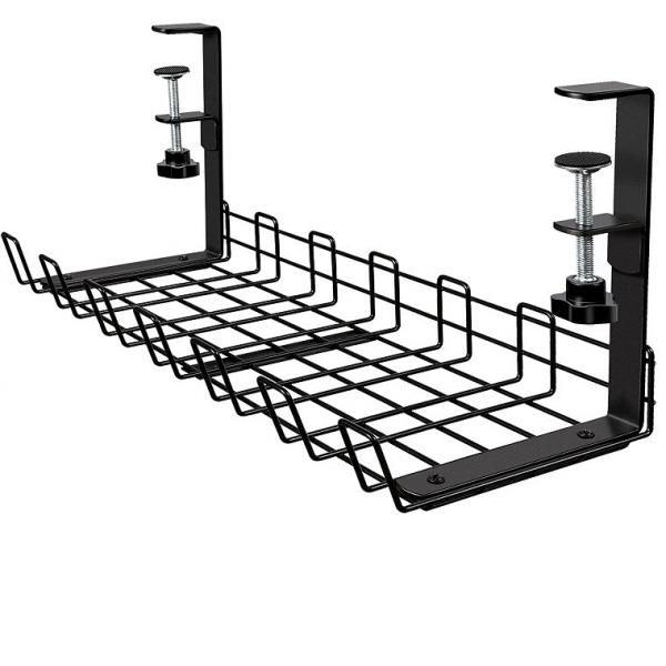 ISO9001 Rohs CE Under Desk Cable Management Tray for High-Capacity Wire