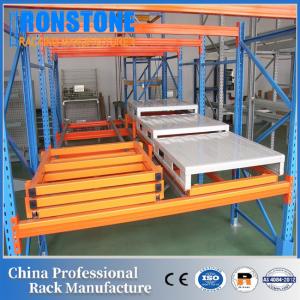 Immediate Access And Visibility Push Back Rack System With Picking And Loading