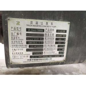 Original Used 2020 Zoomlion Truck-Mounted Concrete Pump with 180 m³/h Output and