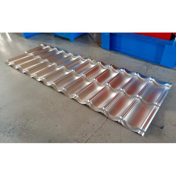 SHITONG-840 13 Rows Electric PLC Glazed Tile Roll Forming Machine With Hydraulic