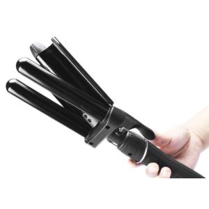 Salon Use Three Barrel Hair Waver 140-430f With Automatic LCD Display