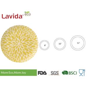 Shatter Proof Reusable Bamboo Dinner Plates Great Alternative To Plasticware