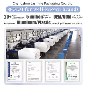 Luxury Aluminum Cosmetic Packaging Custom Bottom Filling Travel Case Leather 5Ml