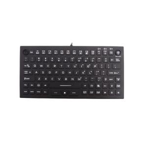 Waterproof Backlit Usb Keyboard With Mouse , Silicone Rubber Illuminated