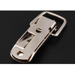 120kg Silver Tone Spring Loaded Hasp Catch Lock Buckle