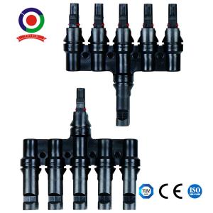 T Type Compatible 5 To 1 Branch Connector Male & Female For Pv Solar Panels