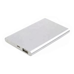 Lightweight Aluminum Alloy Power Bank Mobile Charger 5000mah 110*68*10mm