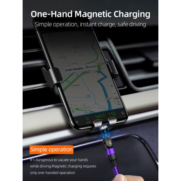 2M Fast Charging Magnetic USB C Cable