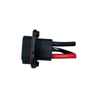 FLV2+8 High-Temp Hybrid Connector 80A 600VAC Black ABS Housing for Industrial