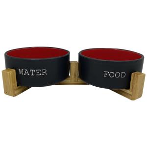 Durable Ceramic Cat Feeding Bowls , Cute Pet Bowl Multifunctional