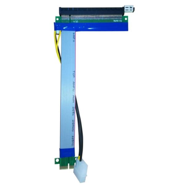 PCI-E 1X Slot Riser Express 1x To 16x Extender Extension Ribbon Flex Cable PCI