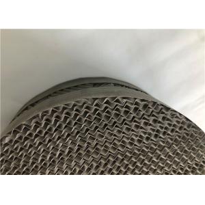 High Performance Metal Structured Packing Large Operation Elasticity Large Flux