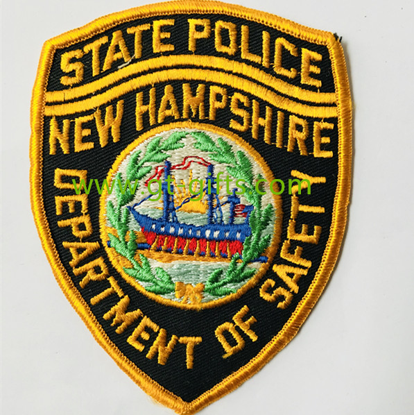 Quality Custom Embroidery Patch/Embroidery Patches with Iron-on,Sew on,Hook Back,Stick-on for sale