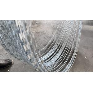 Hot Sale Cross Razor Barbed Wire Flat Wrap Razor Barbed Wire And Clips Razor