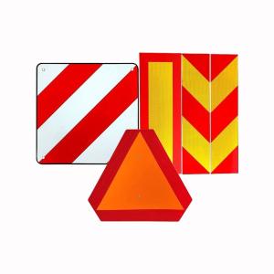 Wholesale Customized Chevron Rear Marking Reflective Aluminum Plates for Heavy Vehicle from china suppliers