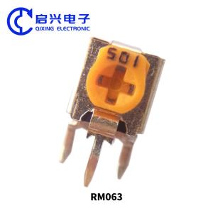 RM063 Yellow Adjustable Resistor Vertical WH06-1C Horizontal WH06-2C Potentiomet