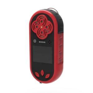 Red Four In One Multi Gas Detector , Diffusion Sampling Portable Gas Leak