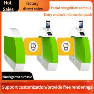 Zento Kid Swing Turnstile Barrier Gate with SUS 304 1.5mm Thickness