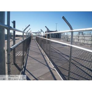 chain link wire mesh fence PVC coated