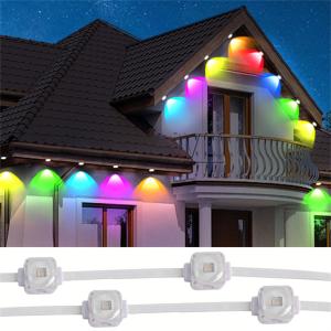 IP67 Waterproof DC12v 25MM 1.5 W RGB Outdoor Eave Light Magic Lighting Point