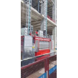 SCE400G Passenger Material Hoist , with double mast section and electrical