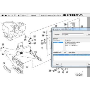 911816089 Sulzer Weaving Machine Parts Lubricating Felt Housing With Felt
