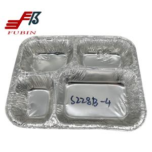 Jumbo Roll 750ml Aluminium Foil Lunch Box Rectangular Shape