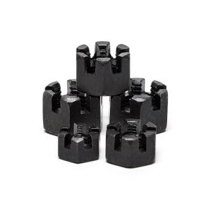 Directly Sells Black M2-M30 Slotted Nut DIN935 Hexagonal Blossom Nut in Various