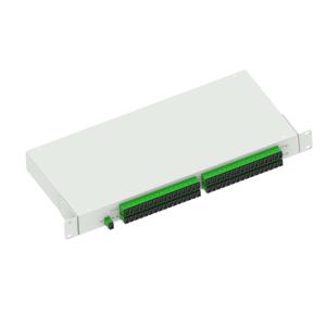 ODN Network 19inch APC Type Fiber Optic Splitter Panel for 1U Height Data Center