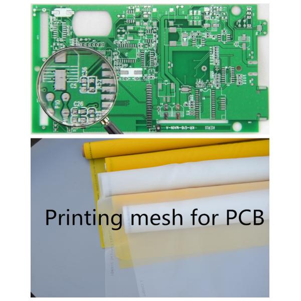 70-72 Mesh Monofilament Polyester Screen Printing Mesh In PCB Printed Circuit