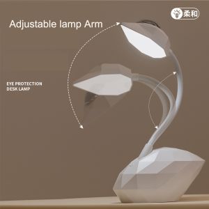 Wholesale Swan projection eye protection desk lamp,Three level dimming+7-color projection, atmosphere lamp from china suppliers