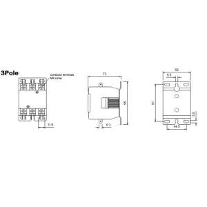 Air Contactor CJX9 1P 2P 3P 40A 50A 60A 24V 240V conditioner AC Magnetic